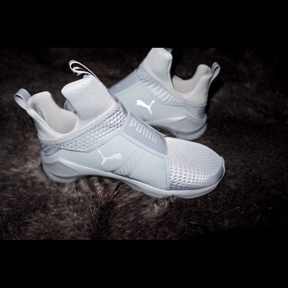 Puma Fierce quilted silver